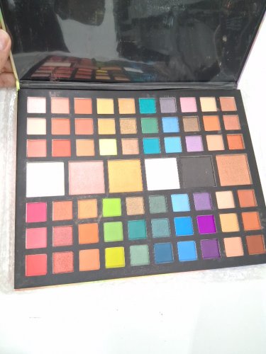 **expired** cali glam color collection eyeshadow palette - 66 colours - multi colour image 3