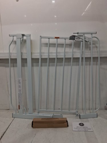 REGALO EASY-STEP METAL WALK-THROUGH SAFETY GATE, 30" X 29'' - 38.5'' - WHITE (MODEL: 1160DS) image 3