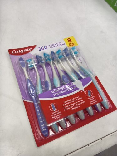 8PK COLGATE EXTRA SOFT 360 TOOTH BRUSH - ASSORTED COLORS image 3