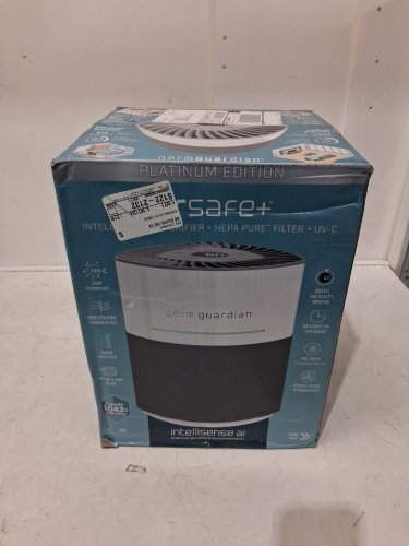 GermGuardian Airsafe plus Deluxe Intelligent HEPA Air Purifier with Air Quality Monitor - white - (model: ac3050w) image 2