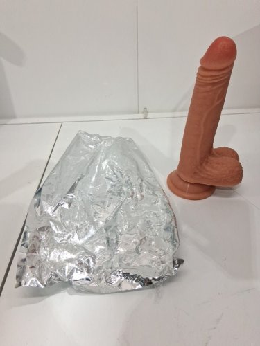 REALISTIC SUCTION CUP BASE DILDO WITH VEINS - 5.5" - NUDE image 2