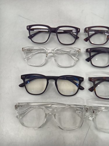 8 ASSORTED +1.50 readers - assorted colours & frame shape image 2