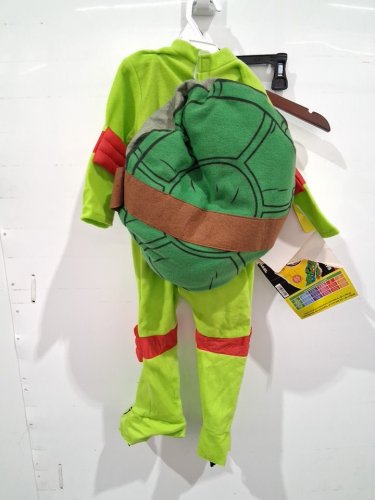 3PC RUBIES TEENAGE MUTANT NINJA TURTLES RAPHAEL COSTUME - 2T - RED/GREEN image 3