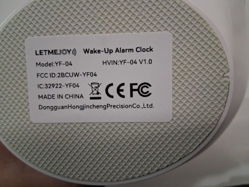 letmejoy sunrise alarm clock & sleep sound machine with rgb lights - bluetooth speaker - white (model:yf-04) image 4