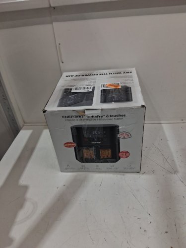 chefman turbofry touch 5.5L easy view air fryer - black (MODEL: ‎RJ38-4TW-BLACK-DS-CA) image 2