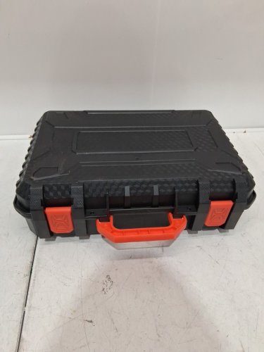 eva foam shockproof satellite kickstand case - 11" x 17" - black/red image 2