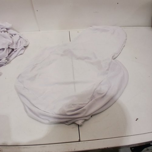 20PK STRETCHY CHAIR COVERS FOR EVENTS, BANQUETS & PARTIES - ROMANTIC WHITE image 2