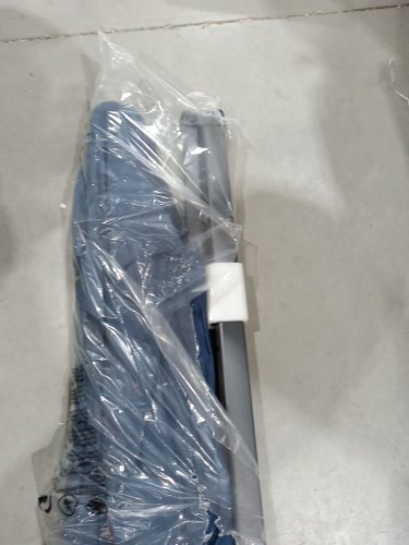 COSTWAY Aluminum Offset Patio Umbrella - 8.5 FT x 9.5FT - NAVY (MODEL: NP10888) image 5