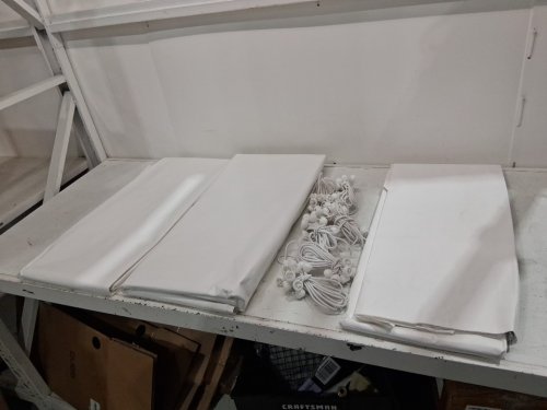 ShelterLogic Enclosure Kit for SuperMax Canopy - White - 100% Waterproof Seams - 12FT - 20FT - Cover Only (25774) image 2