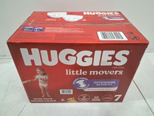 68PK HUGGIES LITTLE MOVERS BABY DIAPERS - SIZE 7 (41LBS+) - DISNEY THE LION KING LIMITED EDITION (model: 53440) image 2