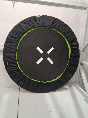 REBOUNDER INDOOR FOLDING FITNESS TRAMPOLINE - 40" - GREEN (ITEM: LFHM056GN) image 2