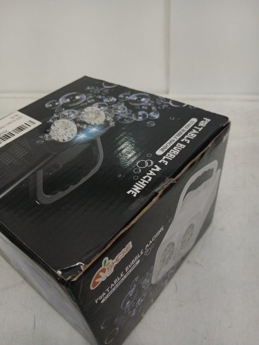 SHCKE Automatic Bubble Machine with 2 Fans - 20000+ Bubbles Per Minute - black  (model: 553) image 3