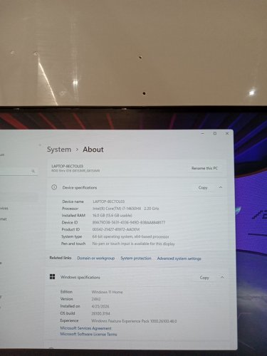 ASUS ROG Strix G16 (2025) Gaming Laptop, 16” 16:10 FHD+ 165Hz, NVIDIA GeForce RTX 5060, Intel Core i7-14650HX, 16GB DDR5, 512GB PCIe SSD, Wi-Fi 7, Windows 11 - Eclipse Grey - (model:g615lw-ds96) image 28