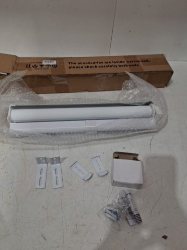 Kelixu Cordless Dual Layer Free Stop Zebra Binds - 19" x 72" - White (Model: DZSTBML) image 2