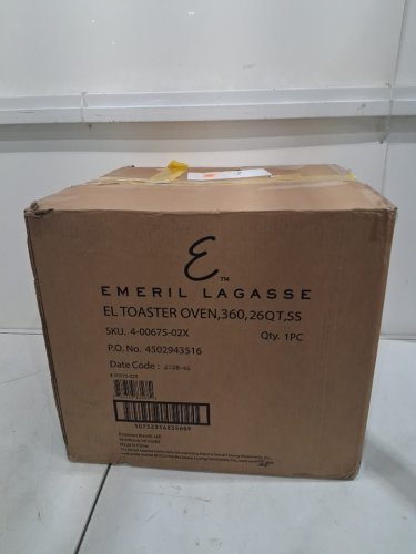 Emeril Lagasse Stainless Steel Extra Large Air Fryer Convection Toaster Oven with French Doors - 26QT - Silver (model: fafo-001) image 3