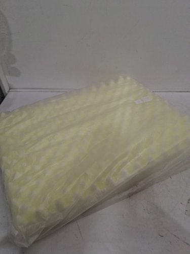 multiuse egg crate foam panel - 23" x 17" x 3" - yellow image 4