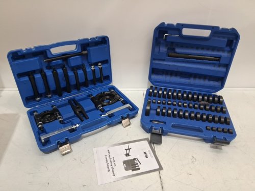 omt bushing driver tool and bearing press kit - 5-ton bearing tool set - blue image 3