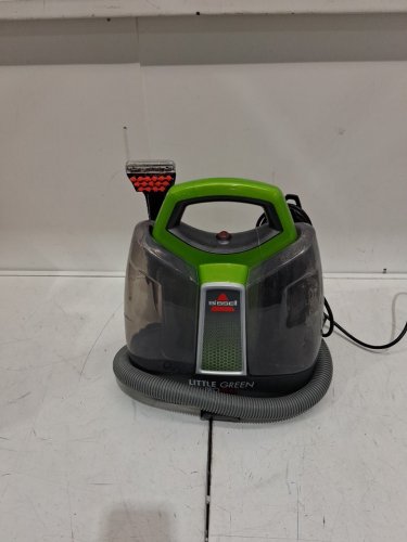 BISSELL LITTLE GREEN PROHEAT PORTABLE DEEP CLEANER/SPOT CLEANER WITH SELF-CLEANING HYDRORInSE TOOL - GREEN/GREY (MODEL : 2513B / 2513n) image 3