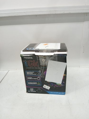 Marina iGlo 360° view Aquarium Kit with remote & LED lighting - 10 L (2.65GAL) - (MODEL: 12849) image 2