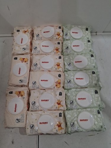 15PK HUGGIES NATURAL CARE SENSITIVE UNSCENTED BABY WIPES DISNEY THEMED - 64 per pack (960 TOTAL) - WINNIE THE POOH image 2