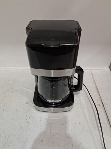 amazon basics 12 cup drip Coffee Machine with Glass Coffee Pot and scoop - 1.9qts - black (model: cm9431e-ul) image 3