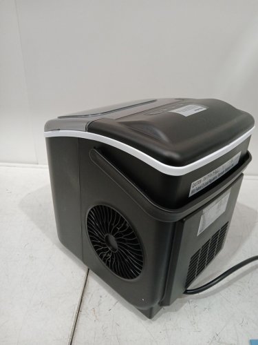 EUHOMY Countertop Ice Maker Machine with Handle, Basket and Scoop - MAKES 26LB/Day - BLACK (MODEL: im-06d/IM001-Bbl-CAEH) image 7