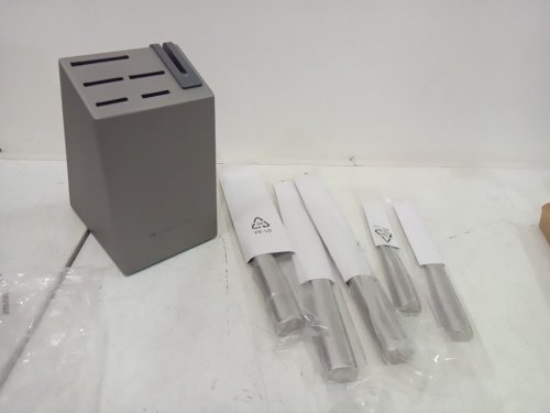 6pc kitchenaid forged german steel cutlery knife set - grey/stainless steel - (model: 1901804) image 3