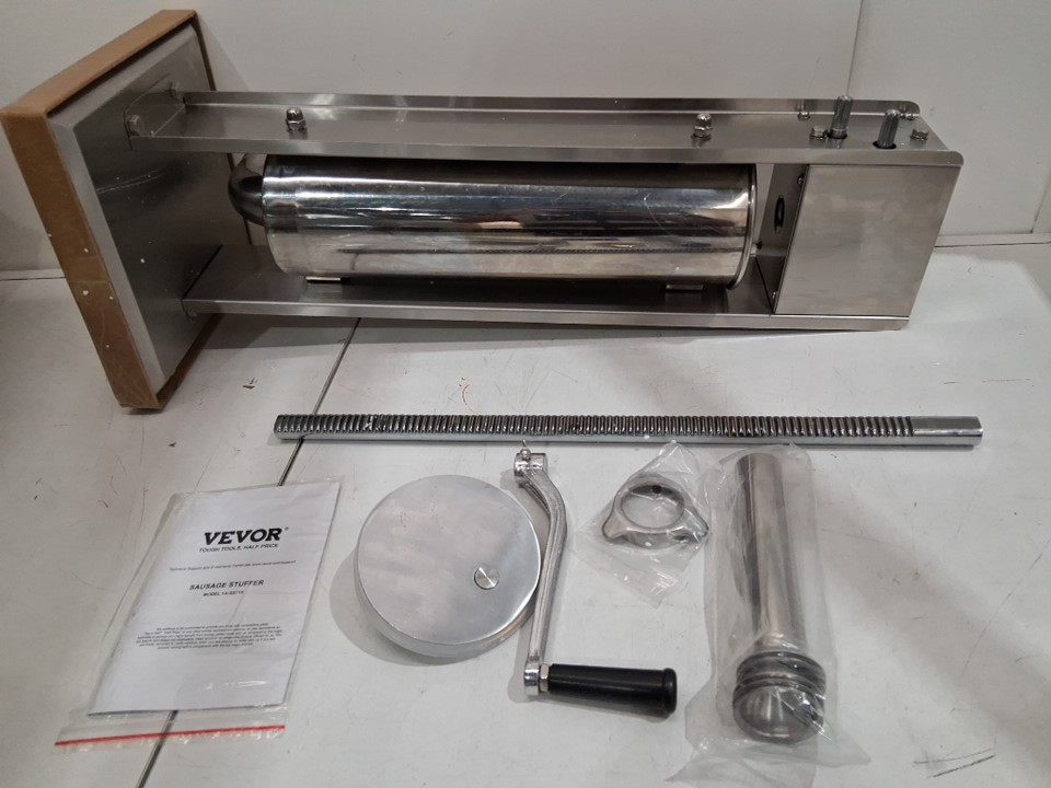 vertical Manual Sausage Stuffer - 7L/15LBS - stainless steel - (model: 1a-ss715) image 6