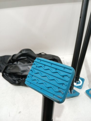 4pc MAXENIKIT ADJUSTABLE SUPPORT POLE TOOL/CABINET JACK - 49" to 114" - 200LBS MAX - BLUE (MODEL: MADG03-4) image 4
