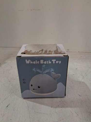 zloojnnwater baby bath whale fountain toy - blue - (model: wt106) image 2