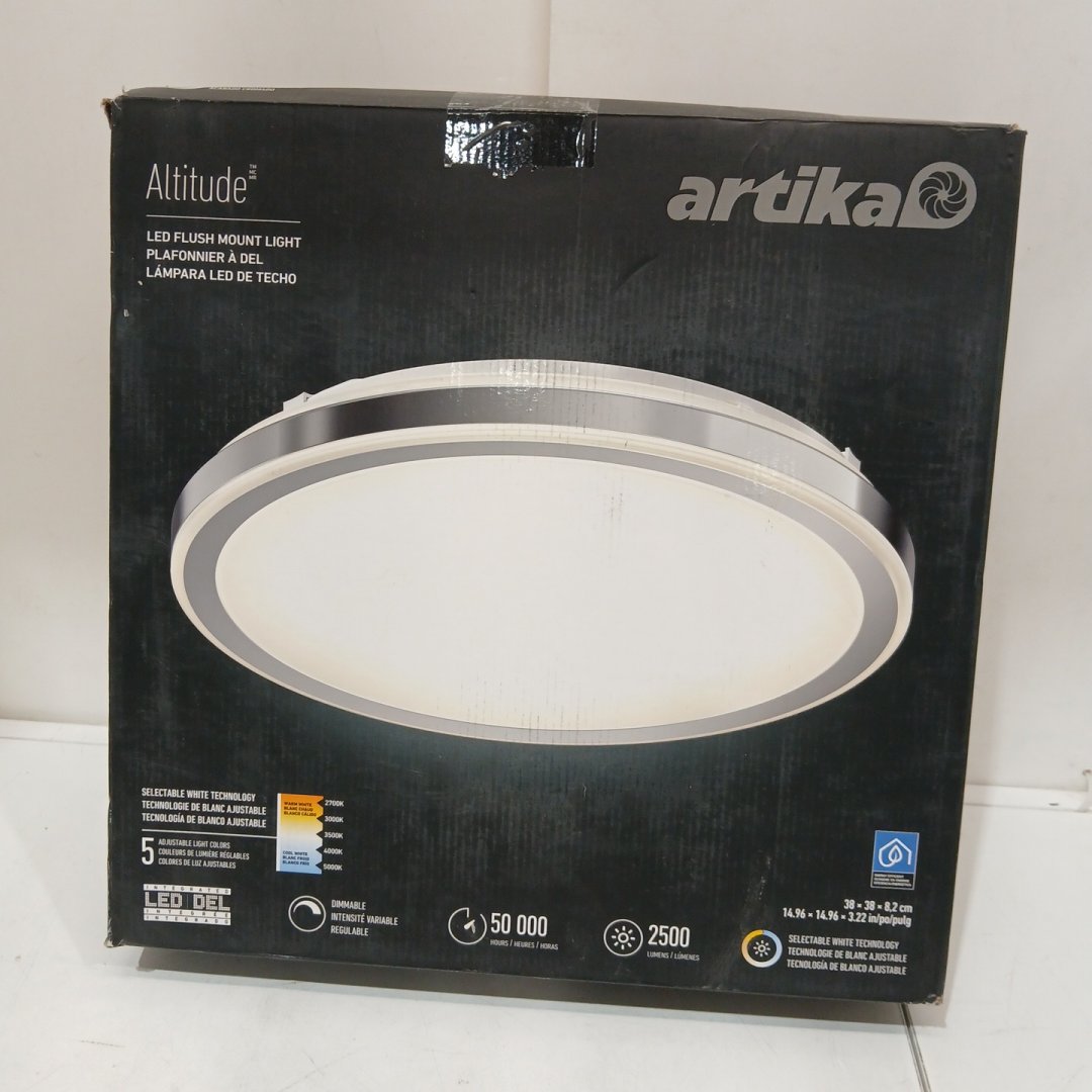 ARTIKA ALTITUDE LED 5CCT FLUSH MOUNT… | King of the North Auction