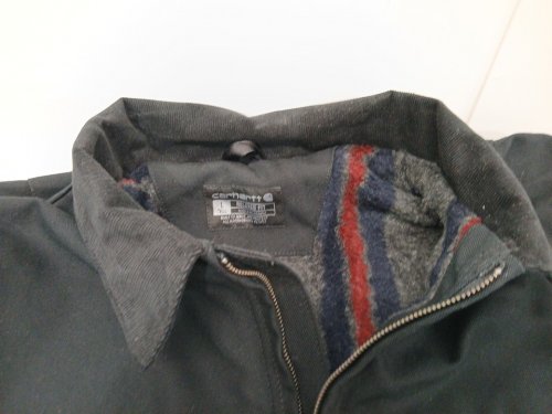 Men's Carhartt Blanket-Lined Detroit Jacket Relaxed Fit - large (tall) (style: 103828-BLK) image 4