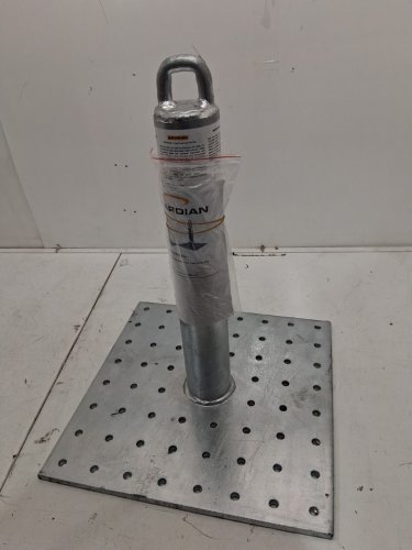 Guardian fall protection CB-18 Anchor for Metal or Wood and concreate substrates - 130-420 lbs - silver (model: 00657) image 2