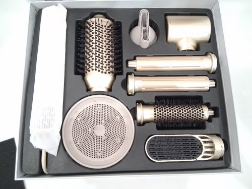 DORISILK 8-in-1 Hair Styler & Hair Dryer Brush Blow Dryer - 110,000 rpm - champagne gold (model: md-df107) image 4