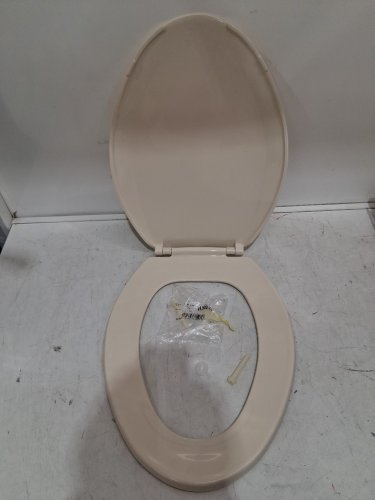 Bemis Church elongated Enameled Toilet Seat - bone (model: DSAMAZ16-106) image 2