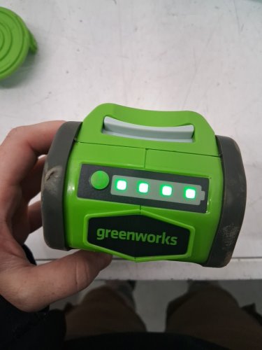 GREENWORKS LITHIUM ION CORDLESS STRING LAWN TRIMMER - 40V - 13" PATH - GREEN (MODEL: STF305) image 5