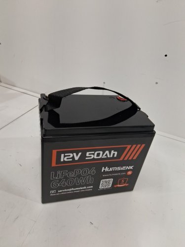 HUMSIENK LIFEP04 Rechargeable Lithium Battery - 12V - 50AH - BLACK (MODEL: 12V50AH) image 3
