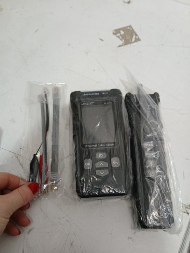 noyafa ethernet network cable tester with colour screen - multifunctional ncv, poe, ping, ip scan, telephone cable finder - black (model: nf-8506) image 3