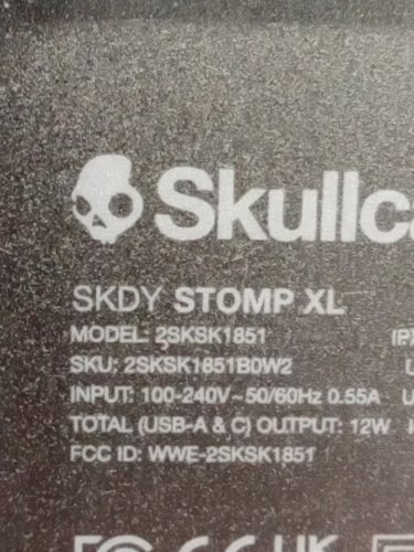 SKULLCANDY Stomp XL Wireless Bluetooth Party Speaker - Integrated Carry Handle​, IPX5 water resistance, 12-hour battery life - BLACK ORANGE (MODEL:2SKSK1851/4449801) image 8