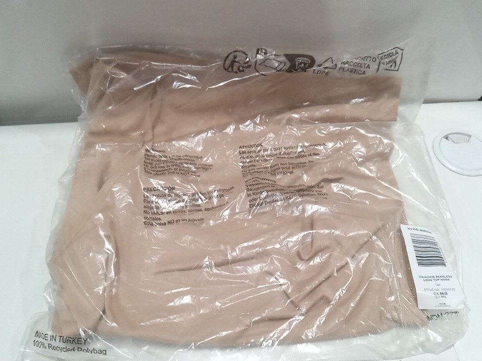 Vero moda vmjackie seamless long top - medium/large - tan (style: 10269120) image 2