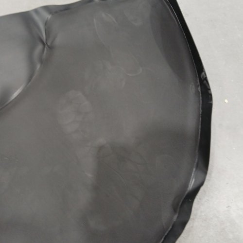 SALON & BARBER SHOP CHAIR Semi-Circle ANTI-FATIGUE FLOOR MAT  - 3FT x 5FT - BLACK image 3