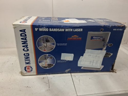 King Canada Wood Bandsaw with light & Laser - 9" - grey (model: KC-902C) image 14