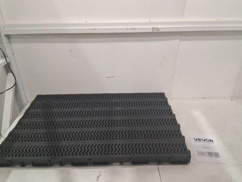 5PK VEVOR Trench Drain System with plastic grates and 5 end caps - 39.5" x 5" - black(model:ID80* 36MM) image 2