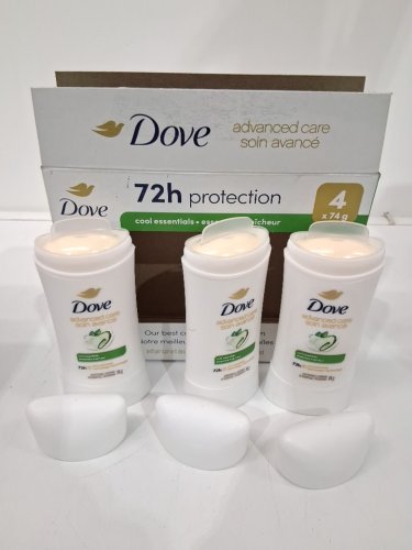 3 DOVE 72H PROTECTION ADVANCED CARE DEODORANT - 74G/EACH - COOL ESSENTIALS image 3