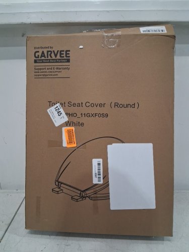 Garvee Soft Close Comfortable Ergonomic Design Toilet Seat - ROUND - 17'' - WHITE (MODEL: PHO_11GXF0S9) image 2