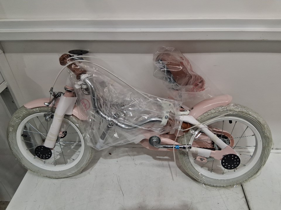 COSTWAY KIDS BIKE WITH TRAINING WHEELS - 14" - pink (MODEL: TS10086pi-14) image 4