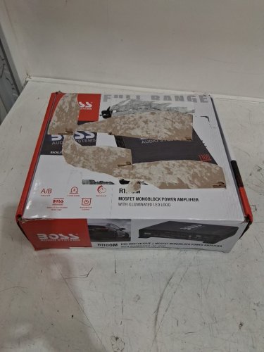 BOSS Audio Systems R1100M Monoblock Car Amplifier - 1100 Watts Max Power, 2/4 Ohm Stable, Class A/B, Mosfet Power Supply, Remote Subwoofer Control, Black image 2
