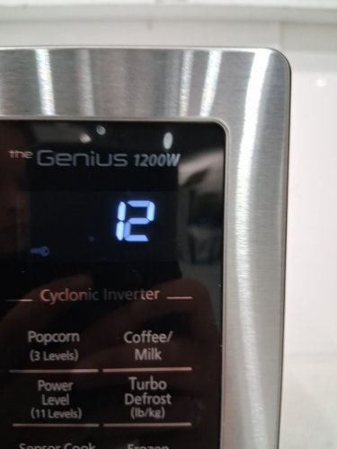 panasonic counter top microwave oven with cyclonic inverter - 44L - 1200W - stainless steel (model: nn-st77ls) image 5