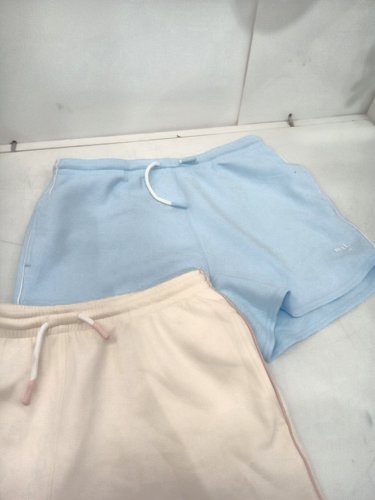 2PK MILES THE LABEL SHORTS - SIZE 14/16 EXTRA LARGE - BLUE/ BEIGE image 3