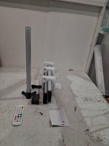 Tyute Modern LED Floor Corner Lamp with Remote - 60" - Black (Model: SSG-500) image 3